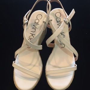 Calvin Klein wedge sandels